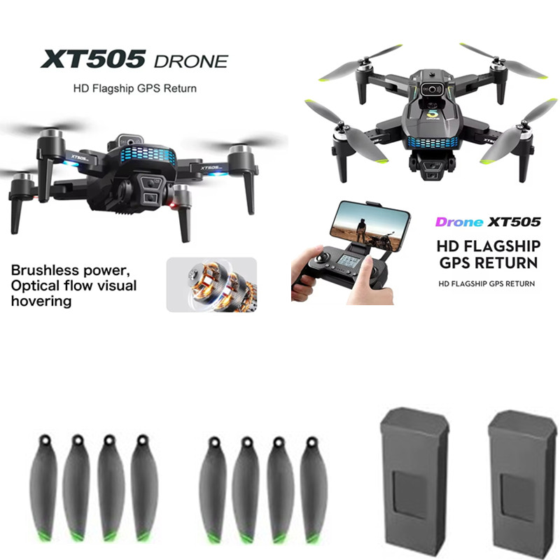Xt505 Rc Drone - XT505 GPS โดรนแบตเตอรี่ 3.7V 2000MAH แบตเตอรี่/ใบพัดสำหรับ