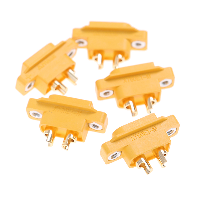 Drone Rc Board - 5 ชิ้น AMASS XT60E-M ปลั๊กตัวผู้แบบติดตั้งได้ XT60