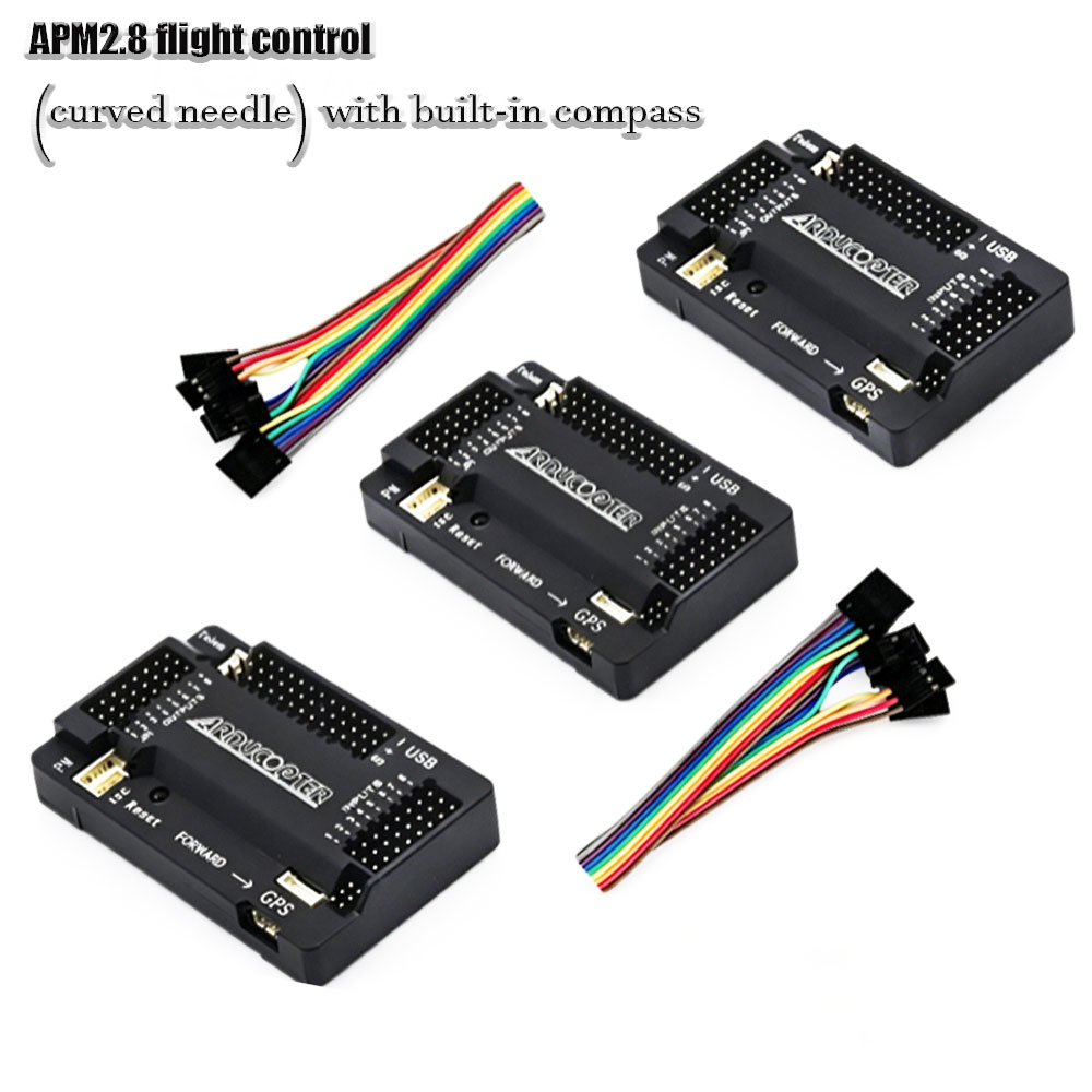 Drone Rc Board - APM 2.8 บอร์ดควบคุมการบิน โมดูลเข็มทิศในตัวสำหรับโดรนมัลติโรเตอร์ RC FPV