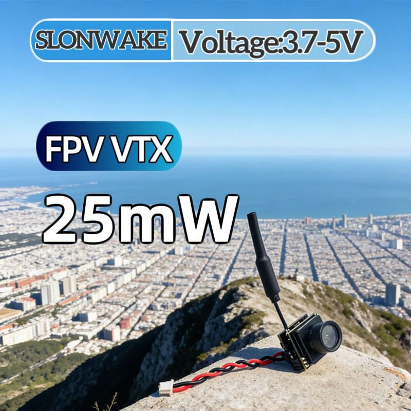 Drone Rc Remote - SLONWAKE FPV 25mW เครื่องส่งสัญญาณ VTX แบบจำลองกำลังไฟ