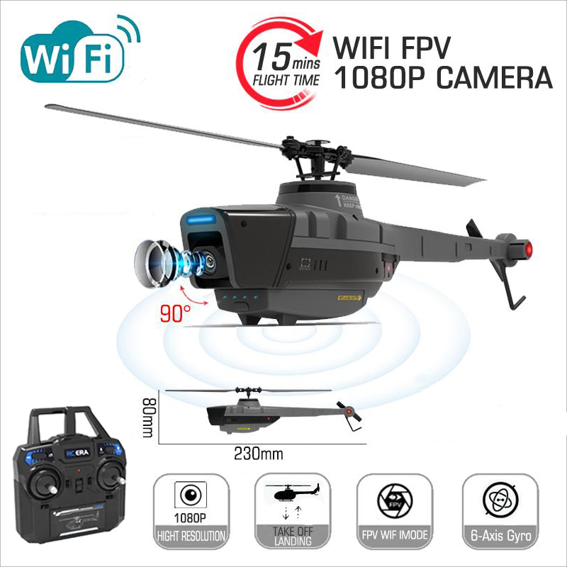 Drone Rc Team City - C128 2.4กรัมเฮลิคอปเตอร์ควบคุมรีโมต4ใบพัด720P กล้องไจโรสโคปอิเล็กทรอนิกส์6แกนความดันอากาศสำหรับความสูงและโดรนอาร์ซี C186 C127
