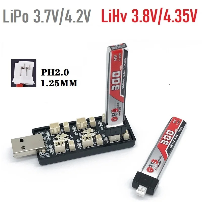 Drone Rc Board - 6CH USB 1S LiPo/LiHv 3.7 V/4.2