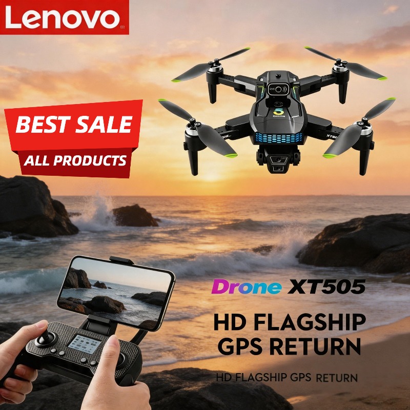 Xt505 Rc Drone - สำหรับผู้ใหญ่, เลโนโว XT505 โดรนพับได้ไร้แปรงถ่าน 5G GPS