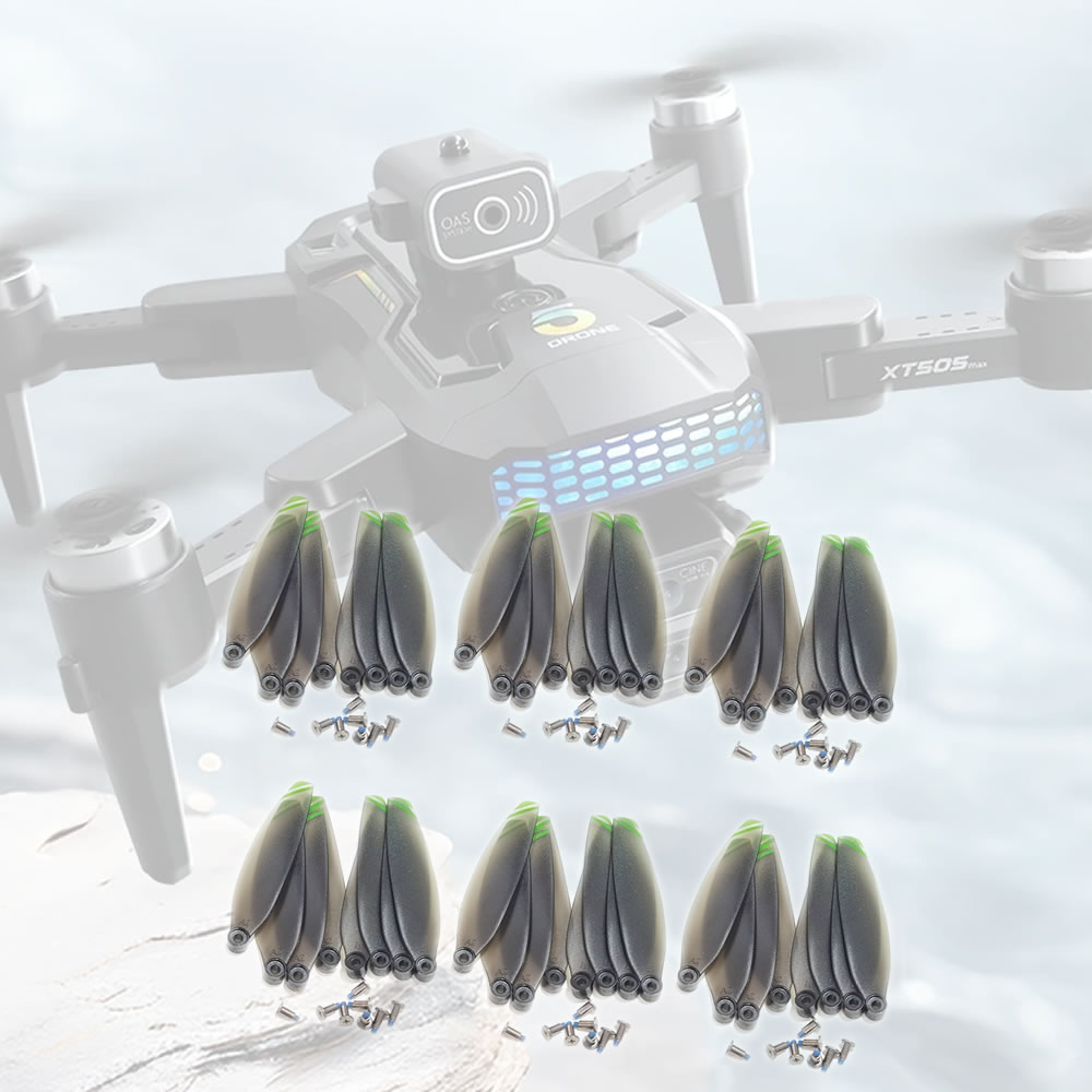 Xt505 Rc Drone - LSRC XT505 มอเตอร์ไร้แปรงพับได้โดรน LS-XT505 RC ควอดคอปเตอร์อะไหล่ใบพัดใบพัดลมใบพัดใบพัดเมเปิ้ลลีฟ