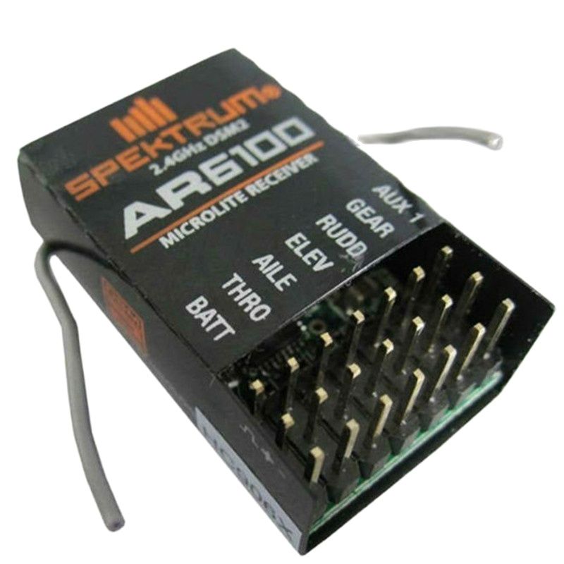 Receiver Rc Drone - AR6100 DSM2 6CH 2.4GHz สำหรับสเปกตรัม DX6i