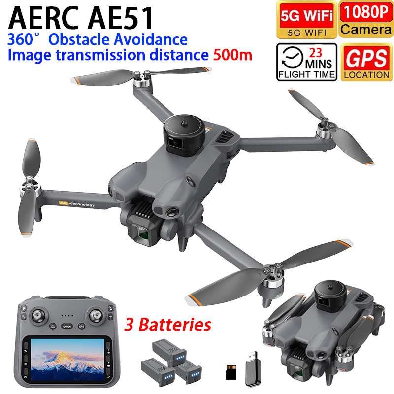 Drone Rc Team City - โดรน AERC AE51 GPS WIFI FPV