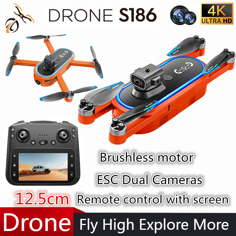 2025 S186 Drone Professional 4 - Drone Rc App บทวิจารณ์และราคา