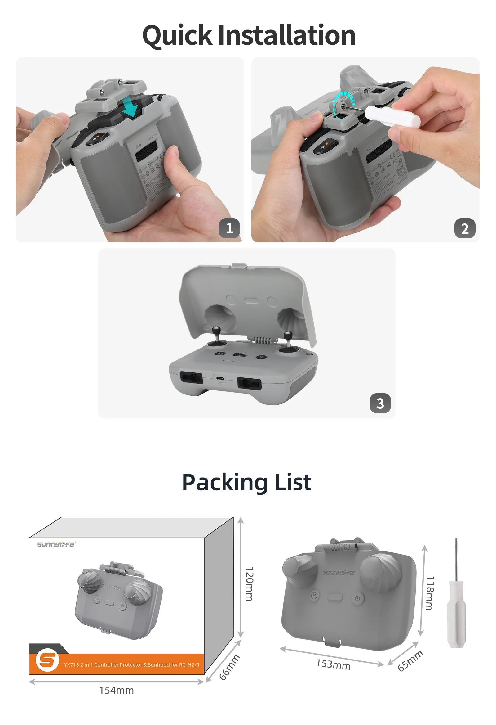 ฝาครอบป้องกันคอนโทรลเลอร์ 2 in - Drone Rc N2 บทวิจารณ์และราคา