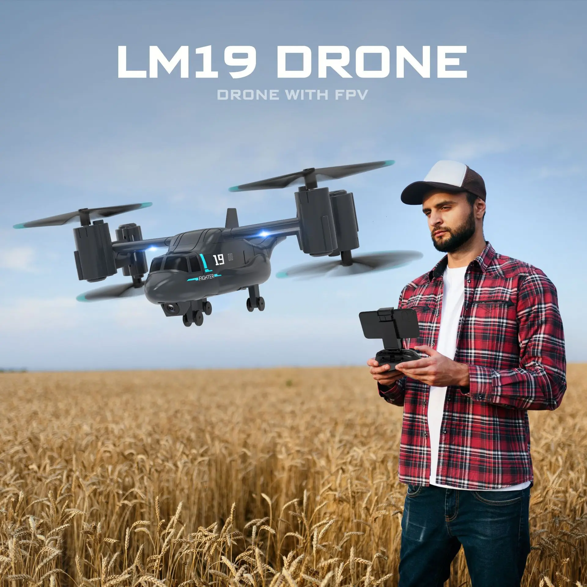 LM19 เฮลิคอปเตอร์บังคับวิทยุ โ - Drone Rc Land บทวิจารณ์และราคา
