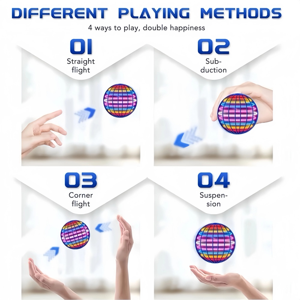 Flying Orb Boomerang Ball ไฟ L - Drone Rc Team City บทวิจารณ์และราคา