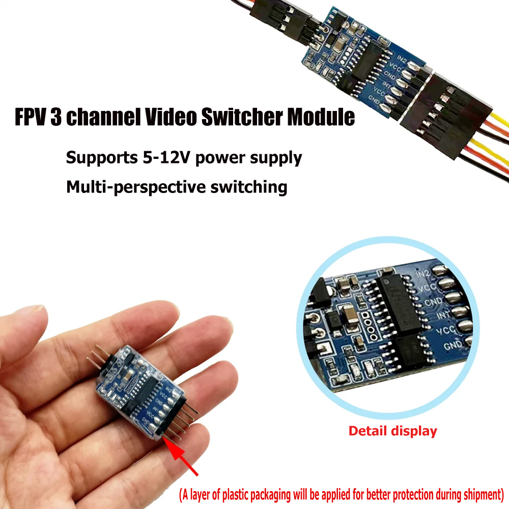 5.8G 3 ช่องวิดีโอสวิตช์เชอร์โม - Drone Rc Remote บทวิจารณ์และราคา