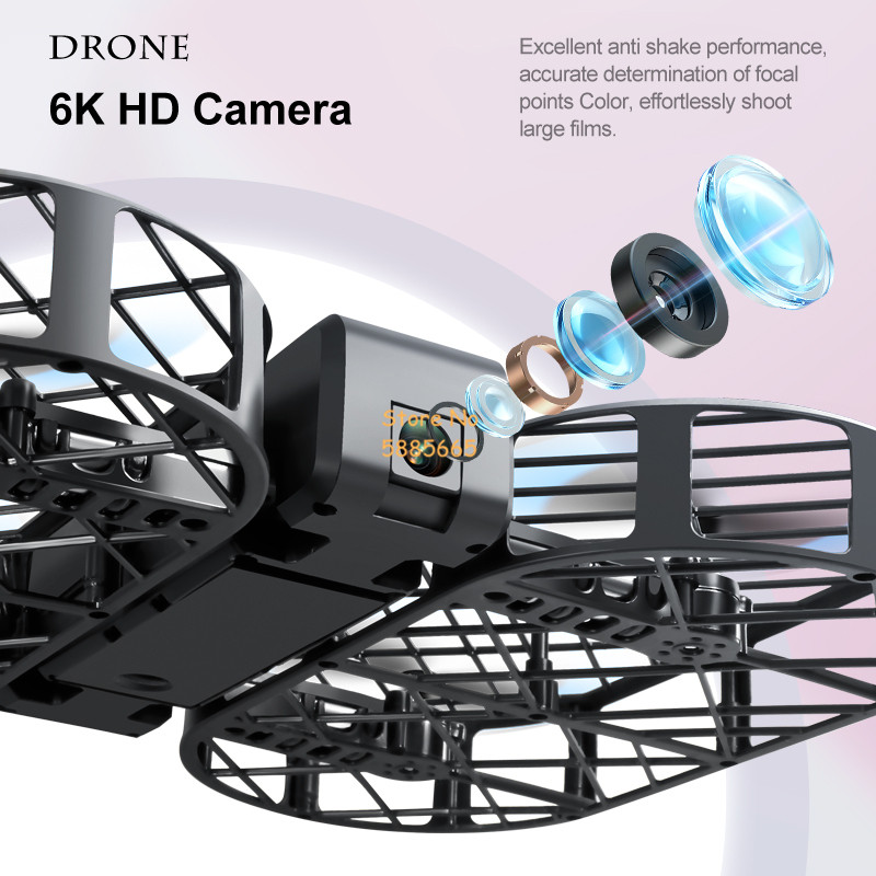 กล้อง 8K HD 360 °   การป้องกัน - Drone Rc App บทวิจารณ์และราคา