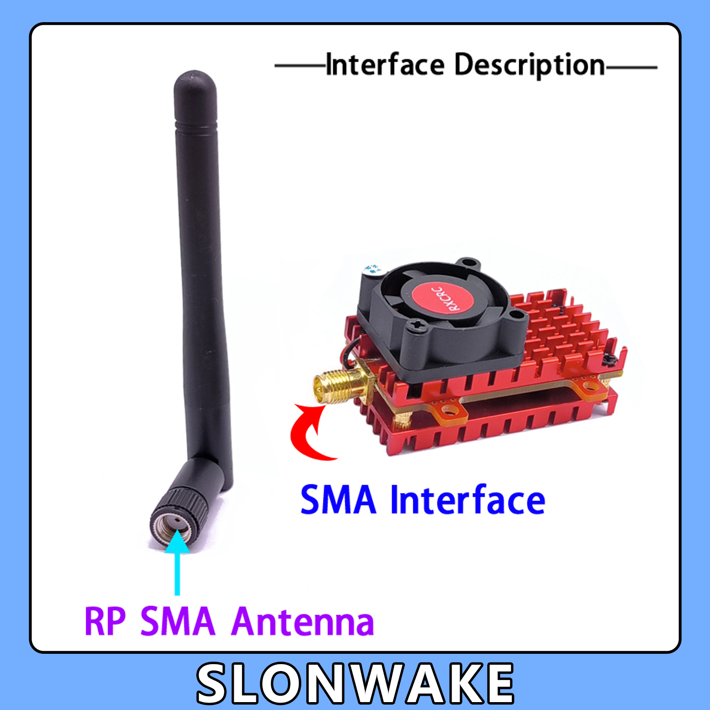 SLONWAKE 5.8G 2W VTX FPV กล้อง - Drone Rc Board บทวิจารณ์และราคา