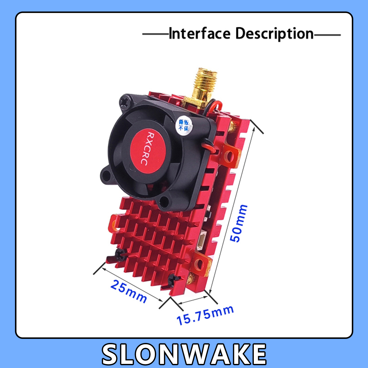 SLONWAKE 5.8G 2W VTX FPV กล้อง - Drone Rc Board บทวิจารณ์และราคา