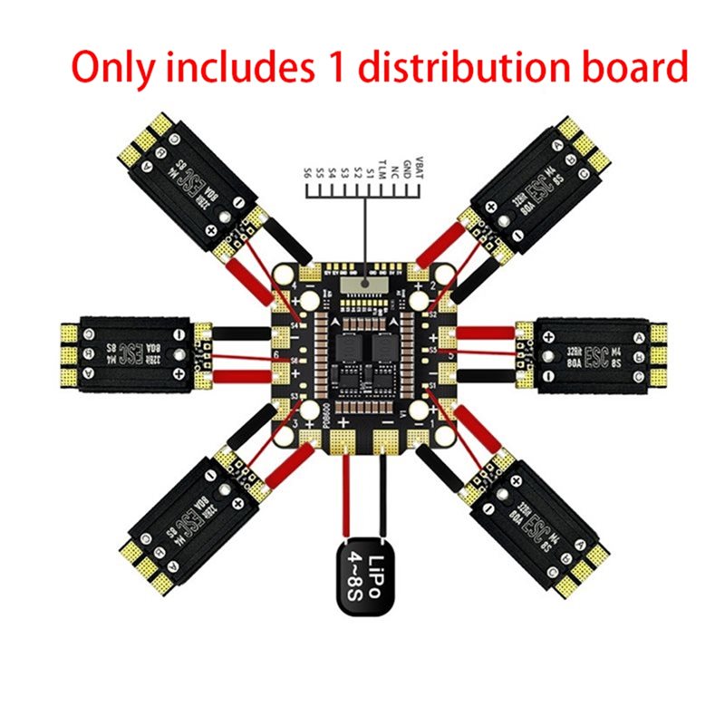 【CYBER MONDAY】1 ชิ้น PDB600A 8 - Drone Rc Board บทวิจารณ์และราคา