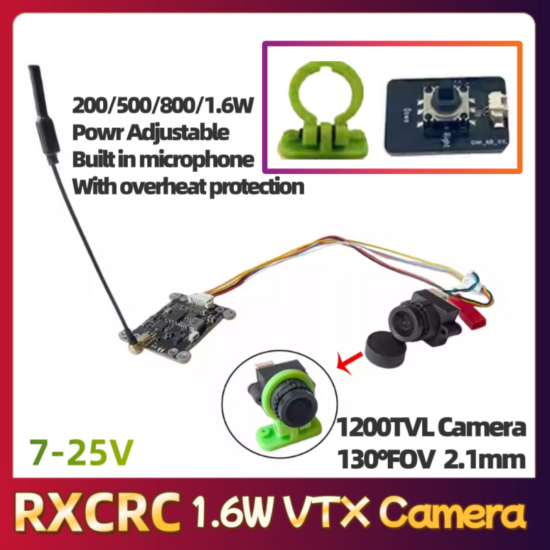 โมดูล RXCRC 5.8G 48CH 1.6W VTX - Drone Rc Remote บทวิจารณ์และราคา