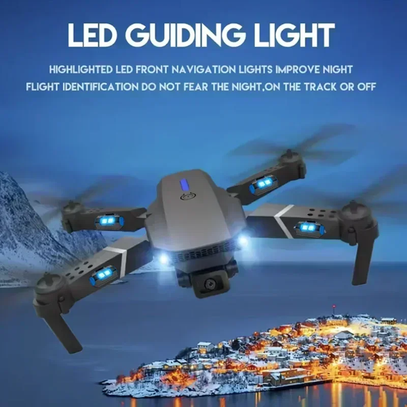 E88 Pro WIFI FPV Droneมุมกว้าง - Drone Rc App บทวิจารณ์และราคา