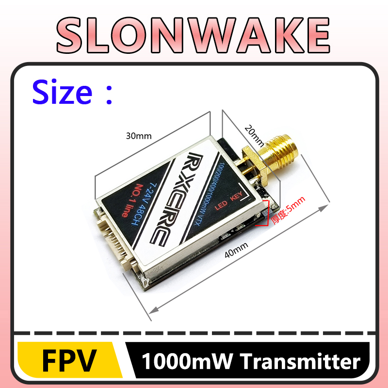 SLONWAKE 5.8G 48CH 1W VTX 100/ - Drone Rc Remote บทวิจารณ์และราคา