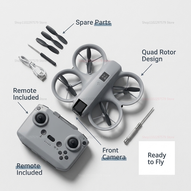 มินิโดรนพร้อมกล้อง 8K HD FPV โ - Drone Without Rc บทวิจารณ์และราคา