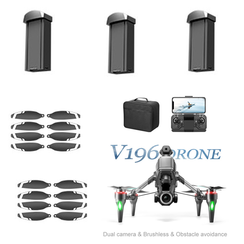 V196 PRO แบตเตอรี่โดรน 3.7V 18 - Drone V196 Rc บทวิจารณ์และราคา
