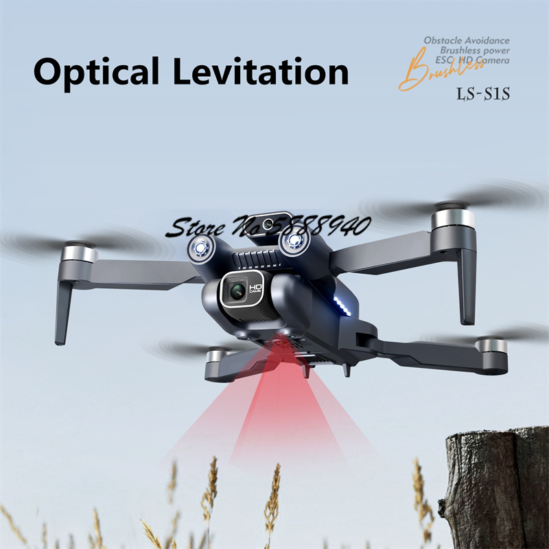 โดรนควบคุมระยะไกลแบบพับได้ 6K  - Drone S1S Rc Quadcopter บทวิจารณ์และราคา