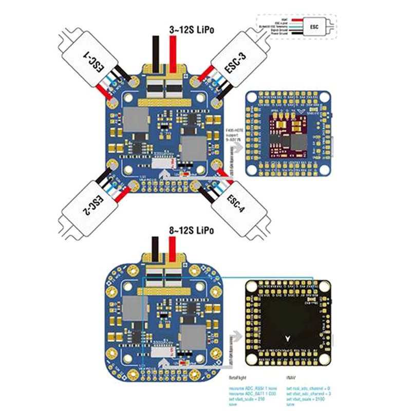 Y45A-สำหรับ Matek System XCLAS - Drone Rc Board บทวิจารณ์และราคา