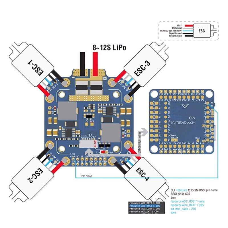 Y45A-สำหรับ Matek System XCLAS - Drone Rc Board บทวิจารณ์และราคา