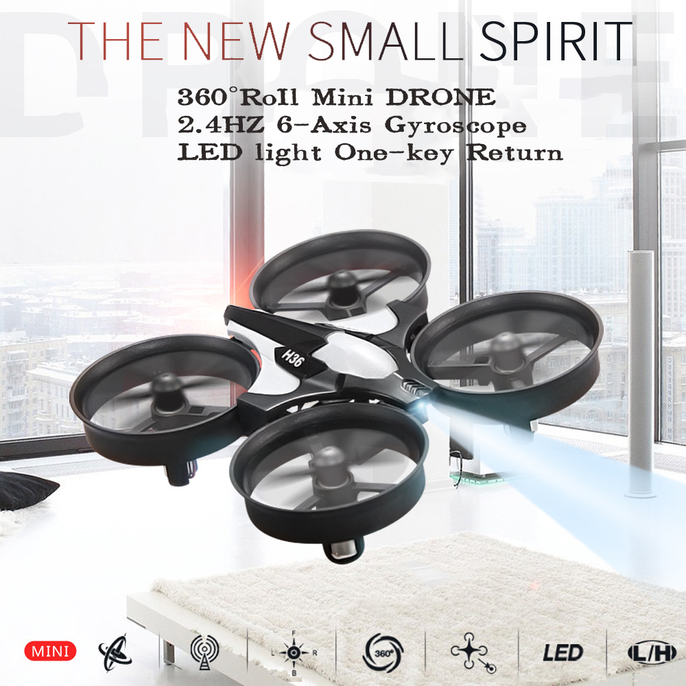 โดรนจิ๋ว JJRC H36 2.4G 6 แกน โ - Drone Without Rc บทวิจารณ์และราคา