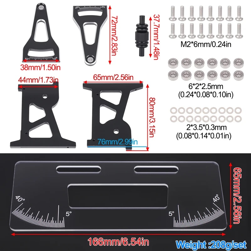 ชุดเครื่องมือวัดระบบติดตั้งแชส - Rc Drift Car Kit บทวิจารณ์และราคา
