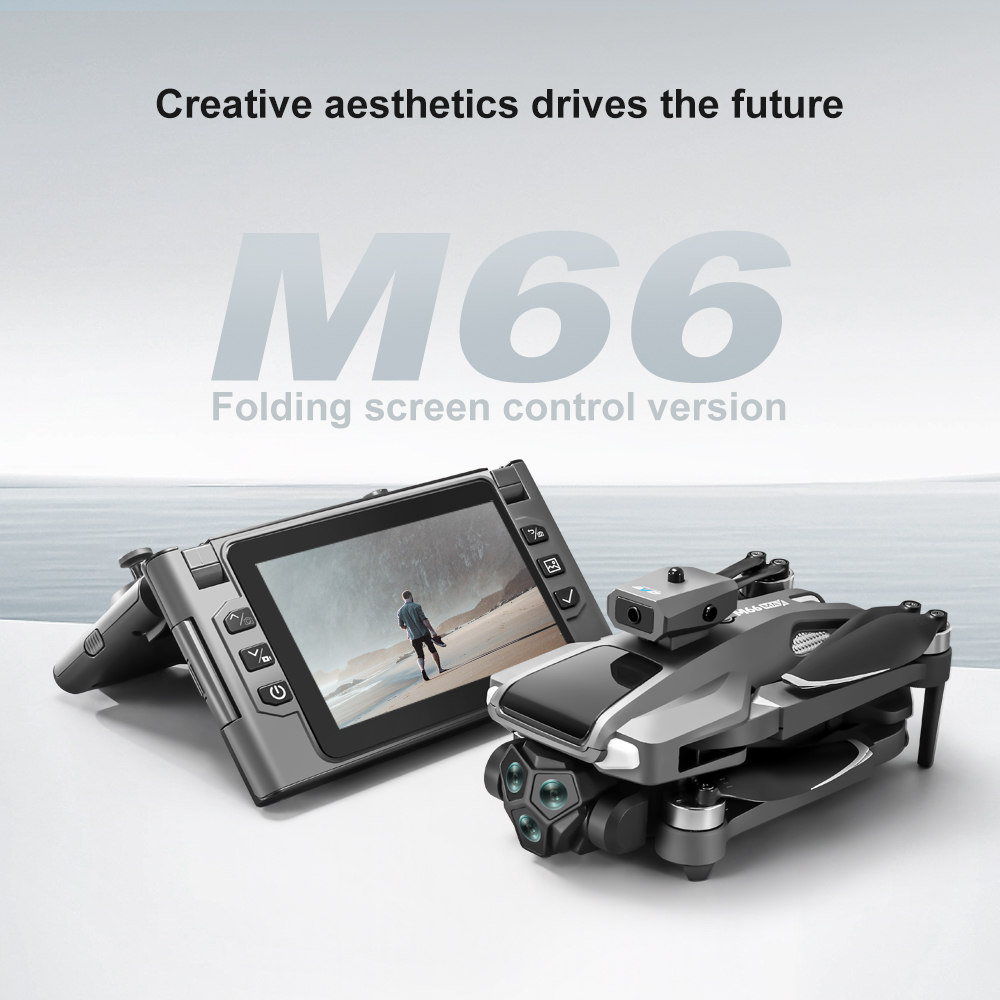 โดรนพับได้ M66 RC พร้อมหน้าจอพ - Drone Rc App บทวิจารณ์และราคา