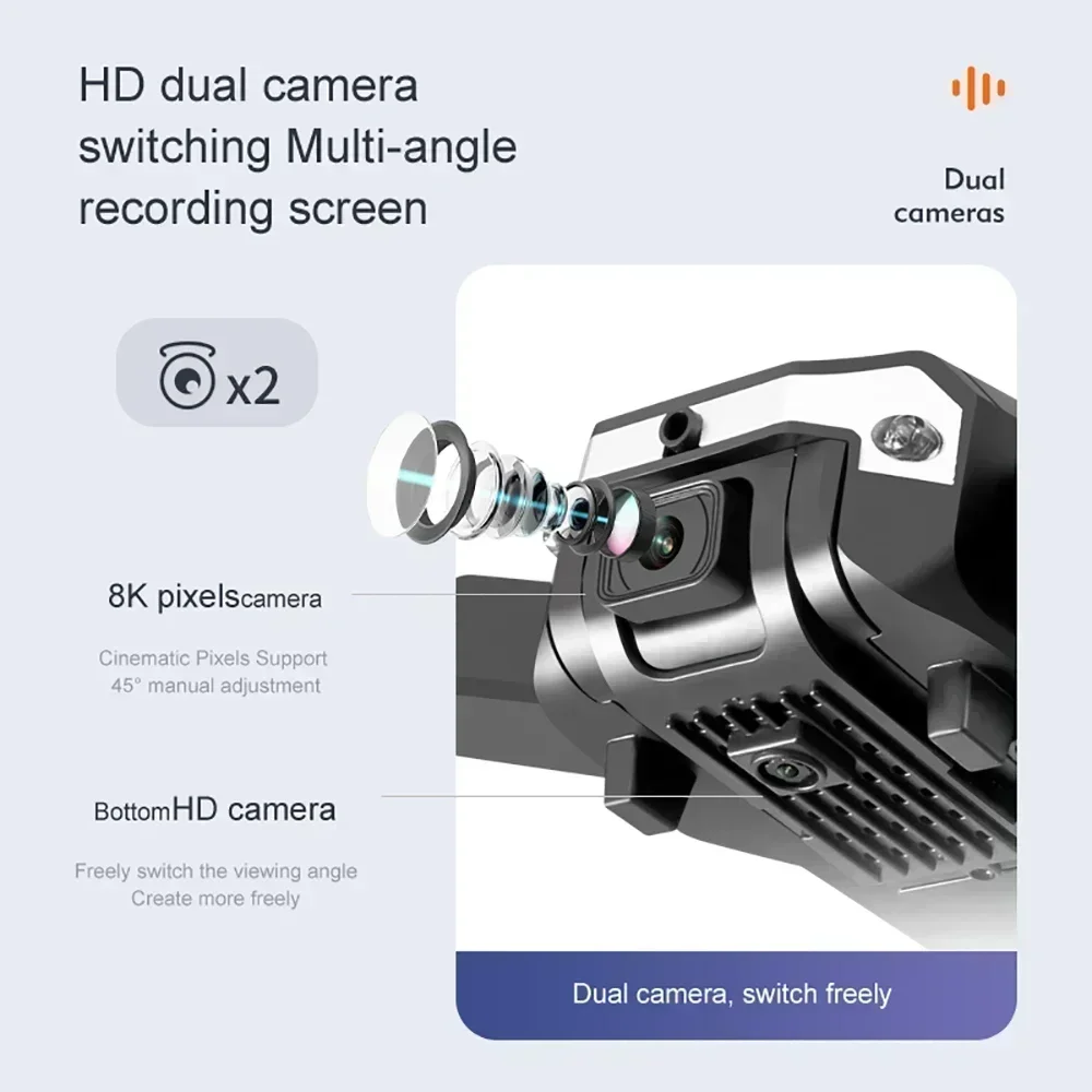 โดรน G6 pro พร้อมกล้องคู่ 8K 5 - Drone Rc App บทวิจารณ์และราคา