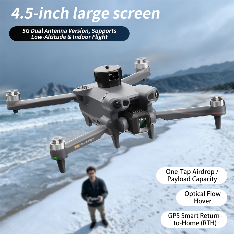 โดรน AERC AE51 GPS WIFI FPV ES - Drone Rc Team City บทวิจารณ์และราคา