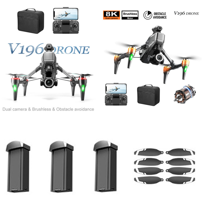 V196 โดรนควอดคอปเตอร์แบบไร้แปร - Drone V196 Rc บทวิจารณ์และราคา