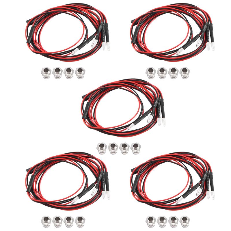 ชุดไฟ LED 4 ดวง ขนาด 3 มม. สำห - Rc Drift Car Kit บทวิจารณ์และราคา
