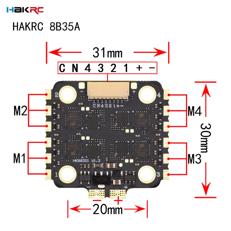 HAKRC F7220 V2 F7 คอนโทรลเลอร์ - Drone Rc Land บทวิจารณ์และราคา