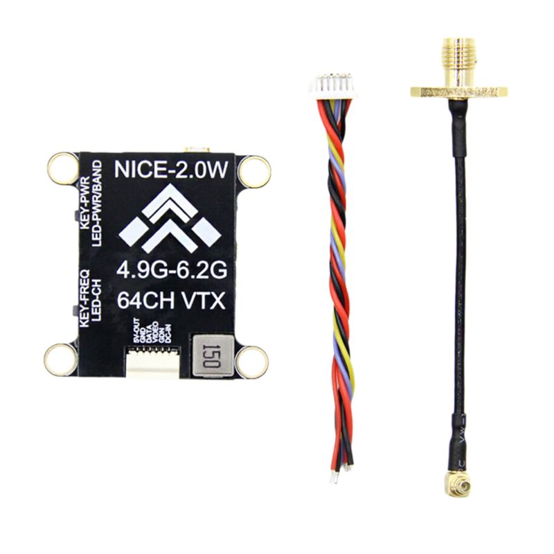 B68A 5.8G 2W VTX 2000Mw 64CH F - Drone Without Rc บทวิจารณ์และราคา