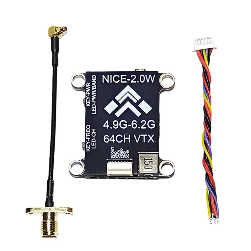 B68A 5.8G 2W VTX 2000Mw 64CH F - Drone Without Rc บทวิจารณ์และราคา
